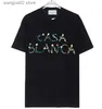 T-shirts pour hommes Dropshipping CASABLANCA T-shirts Rainbow Mushroom Lettre Imprimer Tops à manches courtes Coton Lâche Hommes Femmes T-shirt T230625