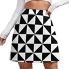 Skirts Mod Pinwheel Mini Skirt Women Outfit Korean Style