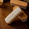 Nuovo 1PC spazzola per scarpe in pelle scamosciata legno gomma bianca pulizia Scrubber gomma per macchie per materiale scamosciato nabuk stivali borse strumento più pulito