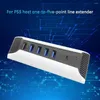 Hub USB2.0 Splitter Expander High Speed Adapter 1 To 5 Multi Ports For PS5