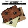 Housses de siège de voiture pour chien Chiot Pee Pad Haute Densité Edge Wraping Multipurpose Skin Friendly Absorbant Imperméable Lavable Pet Training Pads