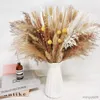 Gedroogde bloemen natuurgras 90 stuks arrangementen Bunny Tails voor thuis bruiloft decor kerstdecoratie