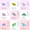 50pcs Colorful Cute Sea Turtle Stickers Turtle Marine Animal Graffiti Stickers for DIY Luggage Laptop Skateboard Motorcycle Bicycle Stickers