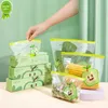 Nieuwe Herbruikbare Zip Lock Bag Food Grade Transparante Opbergtas met Rits Afdichting Plastic Container Reizen Vriezer Camping Keuken