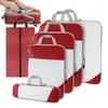 Sacs de rangement emballage Cubes et organisateurs de voyage étanche pour valises sous-vêtements serviette sac ensemble vêtements rangé organisateur