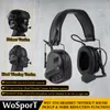 Tactische Oortelefoon Tactische Helm Headset met Fast Helm Rail Adapter Airsoft Communicatie Hoofdtelefoon Outdoor Jacht Schieten Headset 230621