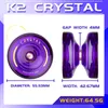Yoyo MAGICYOYO Responsieve Yoyo voor Kinderen K2 Crystal Dual Purpose Plastic Yo-Yo voor Beginners Vervanging Niet-reagerende Kogellager 230625