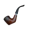 Smoking Pipes Old style flat bottomed resin pipe, circulating filtration, detachable cleaning, cigarette bag, pot