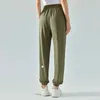 Luu Leggings Sweatpants مصمم فاخر مرنة رئيس الخصر مريح الساق غطاء اللياقة البدنية يوجا الجري