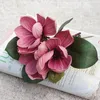 Fleurs décoratives pratique fausse fleur frais-maintien facile entretien fausse soie bouquet de mariée simulation