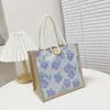 Storage Bags 1PC Printing Lunch Box Polyester Fibre Outdoor Picnic Bag Versatile Handbag Cloth Home Organization Crossbody