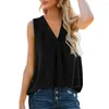 Chemisiers pour femmes Chic Hauts pour femmes Comfy Soft Women Blouse Sleeveless Design Vest