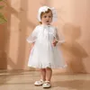 New Baby Christening Gowns Infant Baby Girl Baptism Wear Baby Girl Clothes Summer Dresses Baby Girl Wedding Dress Baby L230625