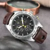 Orologi da polso di marca Tisso 2023 Orologi da uomo Tutti i quadranti Orologio da polso al quarzo di alta qualità Orologio da polso di lusso superiore Cronografo Orologio Cintura in pelle Tipo di moda PRS516