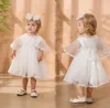 Новые детские платья с крещением младенца детская девочка крещение носить одежду для девочек летние платья для свадебного платья для девочек малыш L230625
