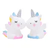 Nowy Rainbow Unicorn Cake Topper Wedding Birthday Party Cake Dekoracja Dzieci Favors Flagi ciasta