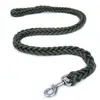 Halsbanden Lijnen 130cm LXL Super Sterk Grof Nylon Hondenriem Legergroen Canvas Dubbele Rij Verstelbare Halsband Voor Middelgrote Honden 230625