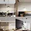 Hanglampen Retro Industriële LED Licht Zwart Wit Minimalistische Trap Achtergrond Woonkamer Leestrap Decoratie Slaapkamer Lamp