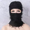 Cycling Caps Masks Balaclava Distressed Knitted Full Face Ski Mask Shiesty Mask Camouflage Unisex Hand Made Knitted Windproof Funny Knitted Cap 230621