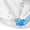Wegwerp toiletborstel met reinigingsborstel kop voor badkamer toiletwand gemonteerd lang handvat vervangende reinigingsset