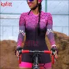 Conjuntos de roupas de ciclismo Kafitt roupas de ciclismo femininas baratas com frete grátis roupas de ciclismo femininas roupas de ciclismo manga longa maillot ciclismoHKD230625