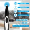 Lågbrus hund kattfot hårtrimmer USB uppladdningsbart husdjurskötselverktyg mini elektrisk hårklipper rakning trimmaskin
