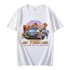 Herr t-shirts street fighter inga parkeringsöverträdare kommer att bli droyed t shirt arcade spel bomull kort ärm tees överdimensionerade casual t shirts j230625