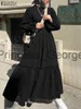 Повседневные платья Zanzea Fashion Maxi Maxi Long Dress Женщины Элегантные длинные рукавы Сплошные вары