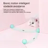 Cat Toys Smart Electric Cat Ball Toys Automatic Rolling Cat Toys for Indoor Interactive Playing Cats Training Self-moving Kitten Toys 230625