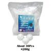 Tillbehör Aquarium Biochemical Bio Balls Filter Media 30st Fish Tank Koi Pond Filtrering Material Rengöringstillbehör Bakterier