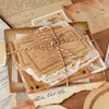 100 Uds papel decorativo DIY artesanía papel etiquetas básicas registros Material papel basura diario planificador Scrapbooking Vintage Memo