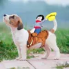 猫の衣装犬カウボーイ衣装換気犬カウボーイコスチュームループファスナー付き犬ハロウィーンコスチュー
