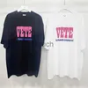 Męskie t-shirty Vetements i wciąż bez randki Modne T Shirt Mężczyźni 11 Światowe Vetements Women Bawełniane koszulki VTM Vintage krótkie rękaw J230625