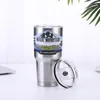 Waterflessen RVS Vacuüm Isolatie Cup 30oz Auto Ijs Tyrant Mok Outdoor Reizen Met Deksel Waterfles Drinken Bier Thee Koffiemok 230625