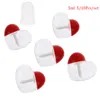 Storage Bottles 5/10Pcs 5ml Cute Love Heart Shaped Empty Lip Gloss Container DIY Cosmetic Tool Makeup Organizer