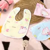 Bibs Burp Cloths 10pc/Lot Baby Bib Velvet Önlükler Su Geçirmez Besleme Kızlar Erkekler Havlu Rastgele Desen 230625