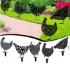 チキンヤードアートクリエイティブガーデンルースターシミュレーション小さな装飾品芝生装飾ガーデンカードBH8597