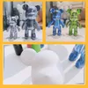 Artes e ofícios Faça você mesmo fluido Escultura de urso Pintura artesanal Violência Modelo de urso Ursos Pintura de corpo branco Modelo Bearbrick Boneca Decoração do quarto de casaHKD230625