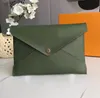 Women Classic Pochette Kirigami Clutch Bag 3 Separat kuvertstil Hållpåsar som överlappar varandra