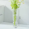 Vaser heminredning glas vas vardagsrum dekoration växt krukor dekorativa container växt hydroponisk skrivbord färg transparent vas 230625