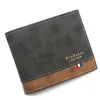 Luxury Brand Mini Wallet New Men's Short Large Capacity Multi Card slot Sedel Zero Pu Direct Sale Mans Plånböcker äkta läder