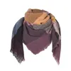 Sjaals Hoed Sjaal Handschoen Dames Herfst Winter Kwastje Plaid Warme Zachte Grote Deken Wrap Sjaal