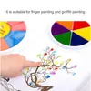 طقم طلاء الأصابع الإبداعية لألعاب الذكاء مع كتاب لطلاء الطلاء غير القابل للغسل السامة لوازم الأطفال للأطفال الصغار 230621