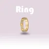 4mm 5mm titanium staal zilveren liefde ring mannen en vrouwen rose gouden sieraden voor liefhebbers paar ringen gift maat 5111580335