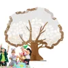 Party Decoration Alternative Wedding Parties Guestbook Guest Book Wooden Reception Guest's Wishes Recorder Gift For Friends Family