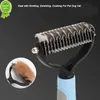 Brosses professionnelles pour nœud de poils d'animaux enlever les peignes de brosse de toilettage de chat outils de toilettage de chiot sous-poil perte de poils volants