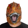 Maski imprezowe horror draptor dinozaury maska ​​cosplay Monster Lateks Helmet Halloween Helmet Costume Akcesoria 230625