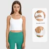 Yoga Outfit Tanktop Sportbeha Fitnessvest Wasbare hardloopkleding Haltertops Multifunctionele uitrusting Damesbenodigdheden Zwart