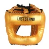 Capacete de boxe de couro PU de qualidade, protetores de cabeça, adulto, criança, competição profissional, capacetes de boxe MMA Muay Thai 230621