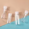 Garrafas de armazenamento Garrafa de removedor de maquiagem 150ml/200ml/300ml Transparente Pequena Água Unha Recarregável Empurrar Recipiente de Bomba Vazio